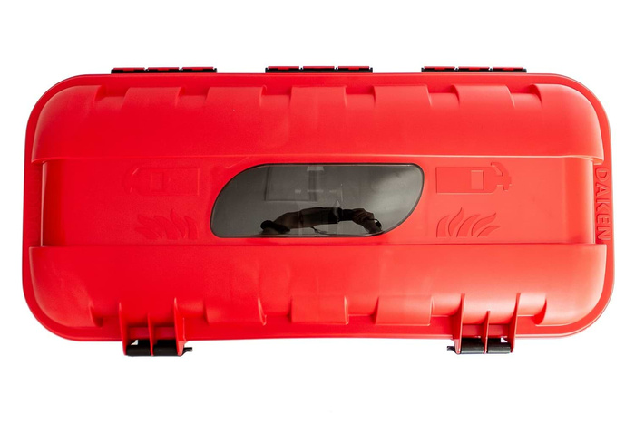 Caixa extintor 6kg DAKEN 82500 STRIKE 600x287x220mm vermelho