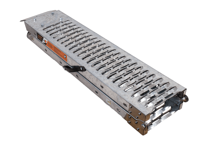 UNITRAILER ALR004B rampas dobráveis de aço para reboques, 190 cm, 400 kg, conjunto de 2