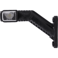Luz de sinalização esquerda ASPÖCK SUPERPOINT IV LED em braço de borracha