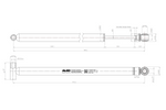 Amortecedor para o dispositivo de inércia/freio AL-KO 161S para reboque de 1600 kg