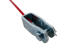 Corda de segurança de emergência com desengate rápido KNOTT breakaway com mosquetão de 1200 mm