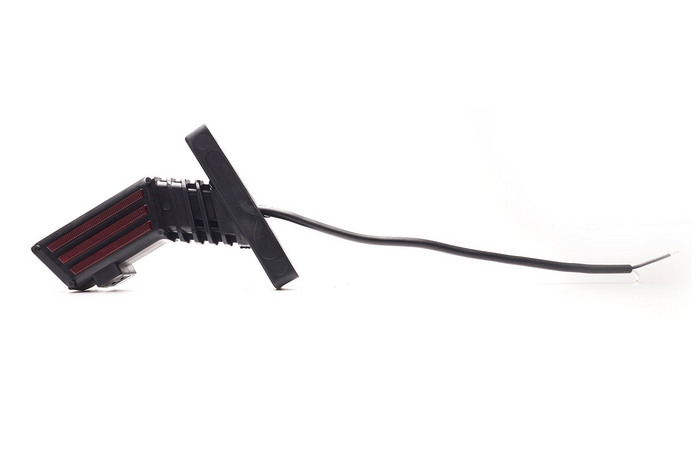 WAŚ 2550L W297.3.1 Luz de sinalização esquerda em LED com braço curto