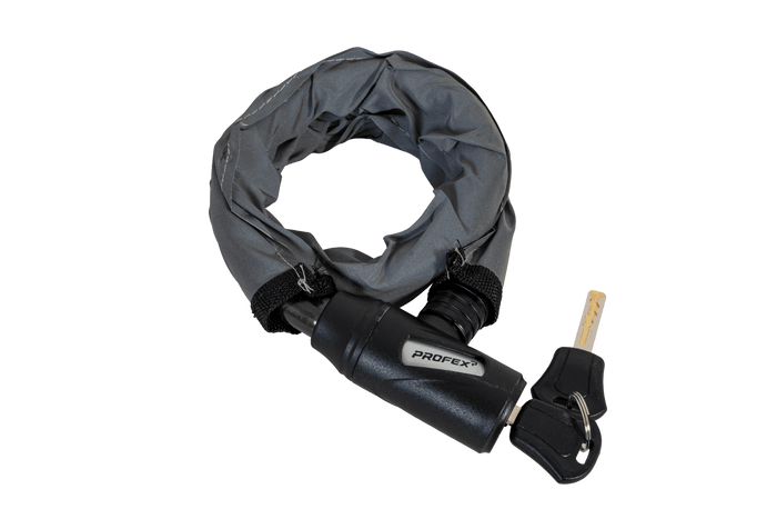 Cadeado de bicicleta PROFEX Reflex em aço reforçado, 70 cm de comprimento