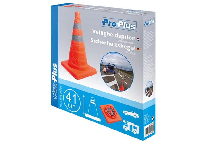 Cone de sinalização dobrável ProPlus 540320 de 41 cm