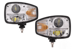 Faróis de LED TT Technology TT.16611-L+TT.16611-P com 3 funções, 23 LEDs, 2350lm (esquerdo + direito) para JCB/Cat/Manitou/Volvo/Terex