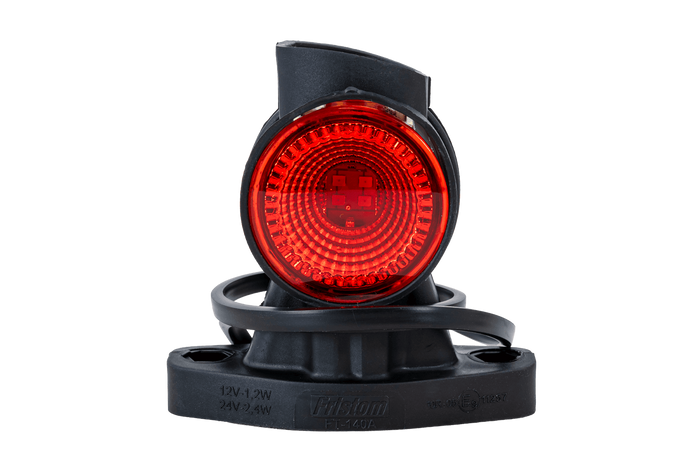 Lâmpada de marcação LED direita FRISTOM FT-140A em braço de borracha