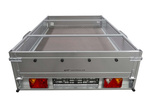 Estrutura plana H-0 para cobertura de lona para reboque UNITRAILER GARDEN TRAILER 200 KIPP