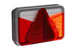 Lanterna traseira ASPÖCK MULTILED V com 6 funções (esquerda)