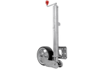 Roda jockey automática AL-KO 1223638 com alça, 500 kg, 60 mm, 1010-1350 mm