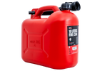 Recipiente plástico HERMON 10L com funil, vermelho