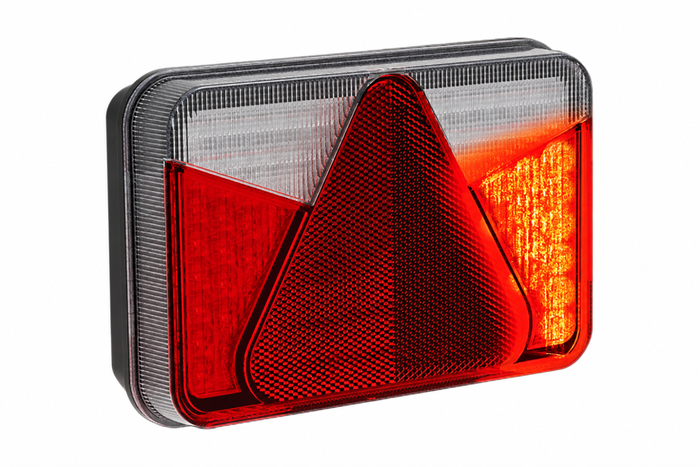 Lanterna traseira ASPÖCK MULTILED V, baioneta 8PIN, 6 funções, direita