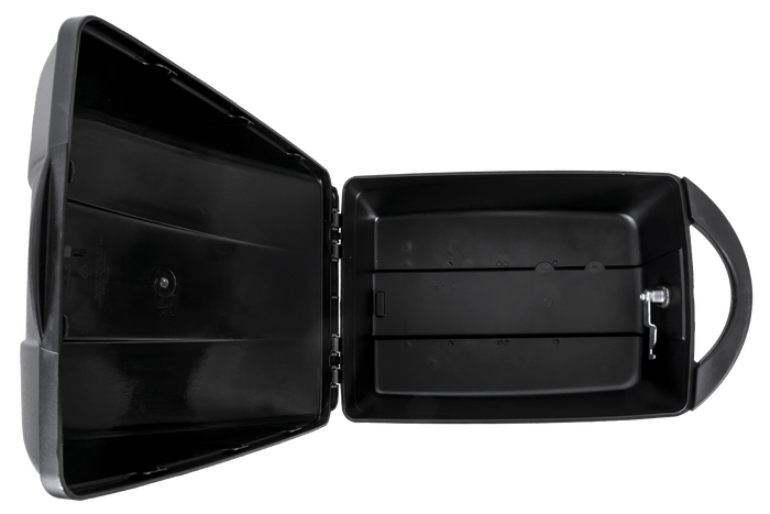 Caixa para suporte de bicicletas FISCHER 86500, com fechadura.