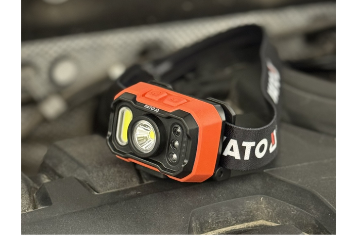 Lanterna de cabeça LED YATO YT-085942 com sensor de movimento, 1000lm
