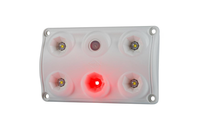 Lâmpada LED HORPOL LWD2157 de 900lm para interior de carro com interruptor e diodo vermelho.
