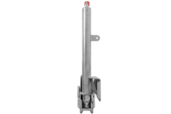 Roda jockey automática AL-KO 1223638 com alça, 500 kg, 60 mm, 1010-1350 mm