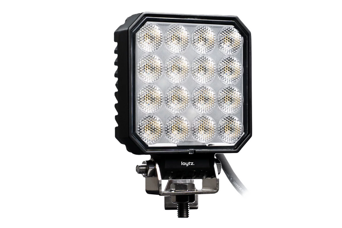 Refletor de trabalho LED LAYTZ LY7107 64xLED 6400lm quadrado