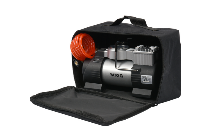 Compressor de ar automotivo YATO YT-73460 com lâmpada LED 12V 180W
