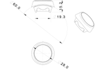 Lâmpada de marcação universal LED FRISTOM FT-074B