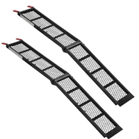 ProPlus 390094 rampas dobráveis ​​de aço para reboques, 203 cm, 680 kg, conjunto de 2