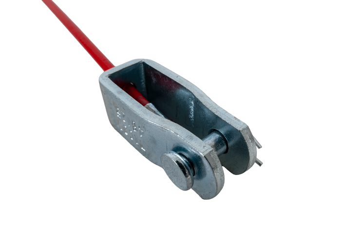 Corda de segurança de emergência com desengate rápido KNOTT breakaway com mosquetão de 1200 mm