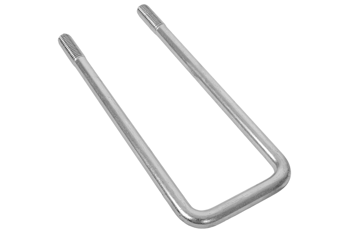Grampo quadrado DROMET tipo C, M12, 62×202mm
