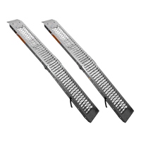 UNITRAILER ALR004B rampas dobráveis de aço para reboques, 190 cm, 400 kg, conjunto de 2
