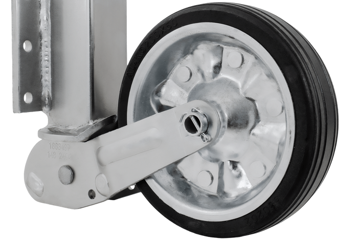 Roda jockey automática AL-KO 1863497 com alça, 400 kg, 60 mm, 775-1010 mm