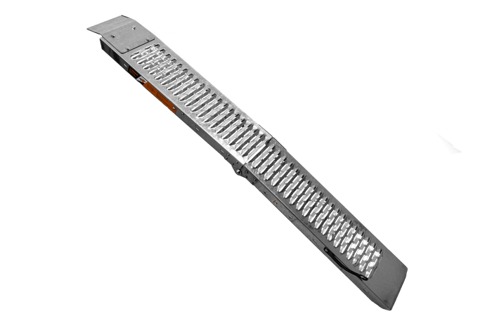 Rampa dobrável UNITRAILER ALR004 em aço para reboque, 170 cm, 227 kg