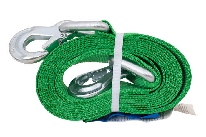 Corda de reboque com ganchos HILLS cinta de reboque 5m/60mm/6t verde