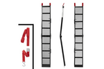 ProPlus 390094 rampas dobráveis de aço para reboques, 203 cm, 680 kg, conjunto de 2
