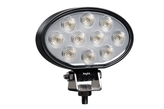 Refletor oval para lâmpada de trabalho LED LAYTZ LY7401 com 40 LEDs e 4000 lm