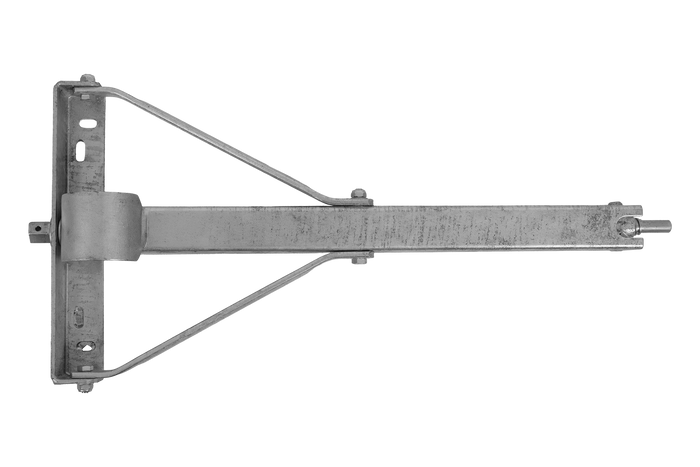 Suporte de canto extensível KNOTT 6X1197.007 para reboque de 1100 kg e 498 mm