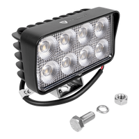Refletor retangular para lâmpada de trabalho LED TT TECHNOLOGY BLACK TT.13306 com 32 LEDs e 2560 lm