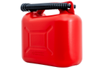 Recipiente plástico HERMON 10L com funil, vermelho