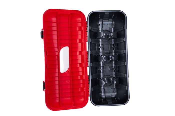 Caixa extintor 9/12kg DAKEN 82510 STRIKE 707x322x239mm vermelho