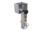 Suporte de manivela extensível UNITRAILER JL1 para reboque plataforma de 1500 kg, 346-576 mm
