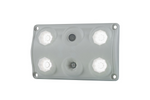 Lâmpada LED HORPOL LWD2157 de 900lm para interior de carro com interruptor e diodo vermelho.