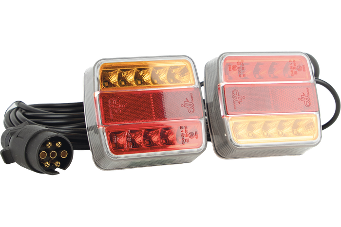 Lâmpada LED traseira multifuncional TT.12007 com imã Tecnologia TT (CONJUNTO de 2)